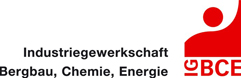 Logo IGBCE - Industriegewerkschaft Bergbau, Chemie, Energie